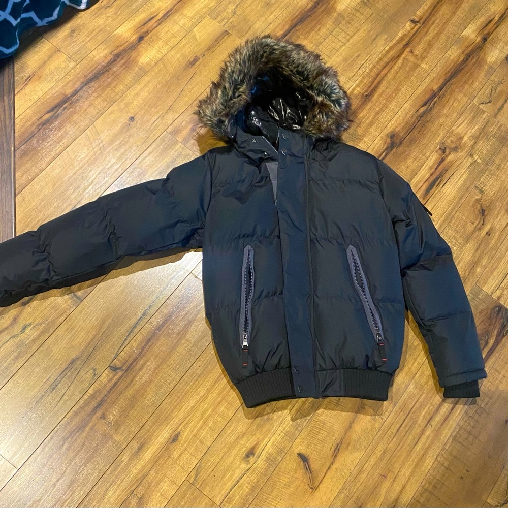 NWOT  J. Whistler black puffer jacket kids SZ 10/12